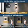 WILGOON LED Wandleuchte Akku Wandleuchte mit Bewegungsmelder Kabellose Wandlampe mit Schalter, LED fest integriert, Warmweiß, Innen Wandlampe 2200mAh USB Wiederaufladbar für Schlafzimmer Flur Bild 4