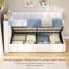 KIMENICH Jugendbett Polsterbett mit LED, Ladestation & Bettkas, Daybett, Schlafsofa (Ohne Matratze), Tagesbett für Schlaf- und Gästezimmer in 90x200 cm Bild 4