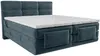 Vente-unique - LODI Bett Stoff Blau - B 188 cm x H 118 cm x L 215 cm Bild 4