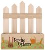 Herz & Heim Geschenkbox zu Ostern mit Zaun - Oster Pflanzkorb aus Holz als Osterkorb, mit Folie ausgekleidet Bild 5