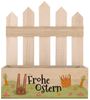 Herz & Heim Geschenkbox zu Ostern mit Zaun - Oster Pflanzkorb aus Holz als Osterkorb, mit Folie ausgekleidet Bild 4