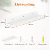 Lifewit Wandregal Kunststoff Bücherregal, Hängeregal Regale Schlafzimmer, Wohnzimmer, 6-tlg. Bild 3