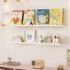 Lifewit Wandregal Kunststoff Bücherregal, Hängeregal Regale Schlafzimmer, Wohnzimmer, 6-tlg. Bild 2