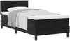 vidaXL Boxspringbett mit Kopfteil Schwarz 90 x 200 cm Samt 3339148 Bild 2