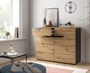 Kommode Cooper in Eiche und grau 100 cm Bild 5