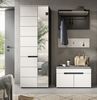 Garderobe Set 4-tlg. Cooper in Weiß und Grau 160 cm Bild 5