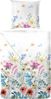 Primera Mako-Satin Bettwäsche 135x200 Blumenwiese rosa gelb blau 243228-23 Bild 5