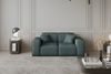 Sofaset Designersofa CELES 3-2-1 in Stoff Scala Petrol Bild 4