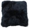 Lammfellkissen Schwarz mit Inlett Bild 5
