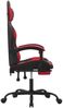 vidaXL Gaming-Stuhl mit Fußstütze Schwarz und Rot Kunstleder [3143879] Bild 4