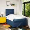 vidaXL Boxspringbett mit Matratze Blau 120x200 cm Stoff 3293948 Bild 5