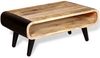 vidaXL Couchtisch Raues Mangoholz 90x55x39 cm 244008 Bild 3