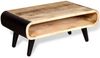 vidaXL Couchtisch Raues Mangoholz 90x55x39 cm 244008 Bild 4