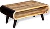 vidaXL Couchtisch Raues Mangoholz 90x55x39 cm 244008 Bild 5