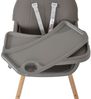 Moni Kinderhochstuhl Biscotti 2 in 1 Kinderstuhl Anti-Rutsch-Füße Doppeltablett grau Bild 4