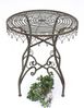 DanDiBo Sitzgruppe Eisen Garten Antik Bistroset Malega Bistrotisch mit 2 Stühlen klappbar Metall Gartentisch Bild 3
