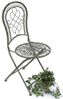 DanDiBo Sitzgruppe Eisen Garten Antik Bistroset Malega Bistrotisch mit 2 Stühlen klappbar Metall Gartentisch Bild 5