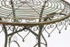 DanDiBo Sitzgruppe Eisen Garten Antik Bistroset Malega Bistrotisch mit 2 Stühlen klappbar Metall Gartentisch Bild 4