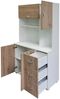 HTI-Line Hochschrank Küchenschrank Blanca (Stück, 1-St, 1x Schrank Blanca, ohne Dekoration) Küchenbuffet Bild 4
