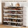 GarveeMore Schuhschrank Schuh Aufbewahrung Box Schuh Boxen klar Schuh Organizer Bild 3