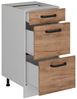 Küchenunterschrank R-Line Goldkraft Eiche 40 cm ohne Arbeitsplatte Vicco Bild 3