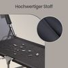 SONGMICS Sonnenliege klappbar, 2er Set, belastbar bis 110 kg, verstellbare Sonnenblende, Rückenlehne, schwarz Bild 4