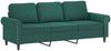 vidaXL 3-Sitzer-Sofa mit Hocker Dunkelgrün 180 cm Samt 3201217 Bild 4