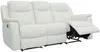 Vente-unique - EVASION Sofa and armchair set Leder Weiß - B 96 cm x H 100 cm x L 205 cm95 cm Bild 5