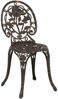 vidaXL Garten Bistro Set 3 pcs Bronze Aluminium 42002386 Bild 4