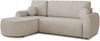 Ecksofa Jazz mit Schlaffunktion und Bettkasten - Bouclé-Stoff - L-Form Couch, Polstersofa, Schlafsofa, Sofagarnitur, Bettsofa (Beige (Coral 65), Ecksofa Links) Bild 2