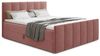 Boxspringbett Star Lux mit Fußteil, 2 Bettkästen und Matratzentopper - Doppelbett mit Topper, Bonell-Matratze, Polsterbett, Bett (Pink (Kronos 29), 180 x 200 cm) Bild 4
