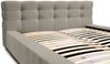 Polsterbett Doppelbett ANTONIO 180x200cm in Stoff Ditra Graubeige Bild 4