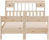 vidaXL Massivholzbett mit Regal ohne Matratze 140x190 cm Kiefer 3323038 Bild 4