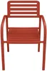 Vente-unique - NILY Garden dining set Metall Rot - B 55 cm x H 79,5 cm x L 55 cm Bild 5
