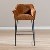 Bronx71 Barhocker Nubo Chenille Kupfer 85 cm Bild 3