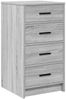 vidaXL Sideboard Grau Sonoma 40 x 41 x 75 cm Holzwerkstoff 865060 Bild 2