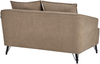 2-Sitzer Stoffsofa hellbraun HOBRO Bild 5