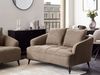 2-Sitzer Stoffsofa hellbraun HOBRO Bild 3