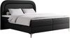 Boxspringbett, Schlafzimmerbett, Bettkasten - EIRA -180 x 200 cm - Schwarz Kunstleder - H4 Bild 4