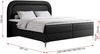 Boxspringbett, Schlafzimmerbett, Bettkasten - EIRA -180 x 200 cm - Schwarz Kunstleder - H4 Bild 5