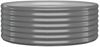 vidaXL Hochbeet Verzinkter Stahl 100x100x36 cm Grau 318984 Bild 2