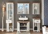 JASMIN Badezimmer Hochschrank in Pinie hell, Artisan Eiche Optik - Landhausstil Badezimmerschrank mit viel Stauraum - 48 x 190 x 43 cm (B/H/T) Bild 3