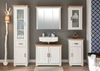 JASMIN Badezimmer Hochschrank in Pinie hell, Artisan Eiche Optik - Landhausstil Badezimmerschrank mit viel Stauraum - 48 x 190 x 43 cm (B/H/T) Bild 2