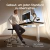 Desktronic HomePro Elektrisch höhenverstellbarer Schreibtisch 180x80cm Weiß/Schwarz mit Memory-Funktion, Anti-Kollisions Technologie, USB-A und USB-C-Ladeanschlüssen Bild 2