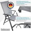 RUBBERNECK Alu Gartenstuhl Binz Stuhl Gartensessel Hochlehner Klappstuhl Bild 5