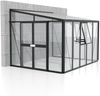 Vitavia Gewächshaus Athena 8600 (3mm ESG / 10mm HKP), schwarz Bild 2