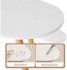 Rutaqian Couchtisch Wohnzimmer Tisch in Wolkenform, 100 x 50 x 41 cm Beistelltisch modern, Wolkenförmiger Couchtisch mit 68kg Tragkraft Bild 4