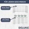 1er Gabionen Mülltonnenbox ESOL mit Dach 120x110x91cmMülltonnenverkleidung für 1 Tonne Gabionenwand Müllbox aus Steinen Mülltonnenschutz Mülltonnendach Bild 5