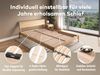 Madera Lattenrost für Bettkastenfunktion – 7-Zonen, 28 Federleisten, Birkenschichtholz, Größe: 120 x 200 cm, Seite der Öffnung: Öffnung nach Links Bild 5