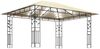 vidaXL Pavillon mit Moskitonetz & LED-Lichterkette 4x3x2,73m Cremeweiß 3070315 Bild 3